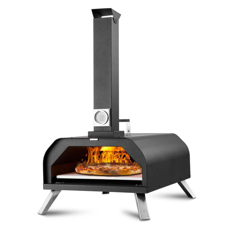 Wood-fired pizza cooker