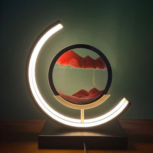 Moving Sand Landscape Lamp with Remote Control