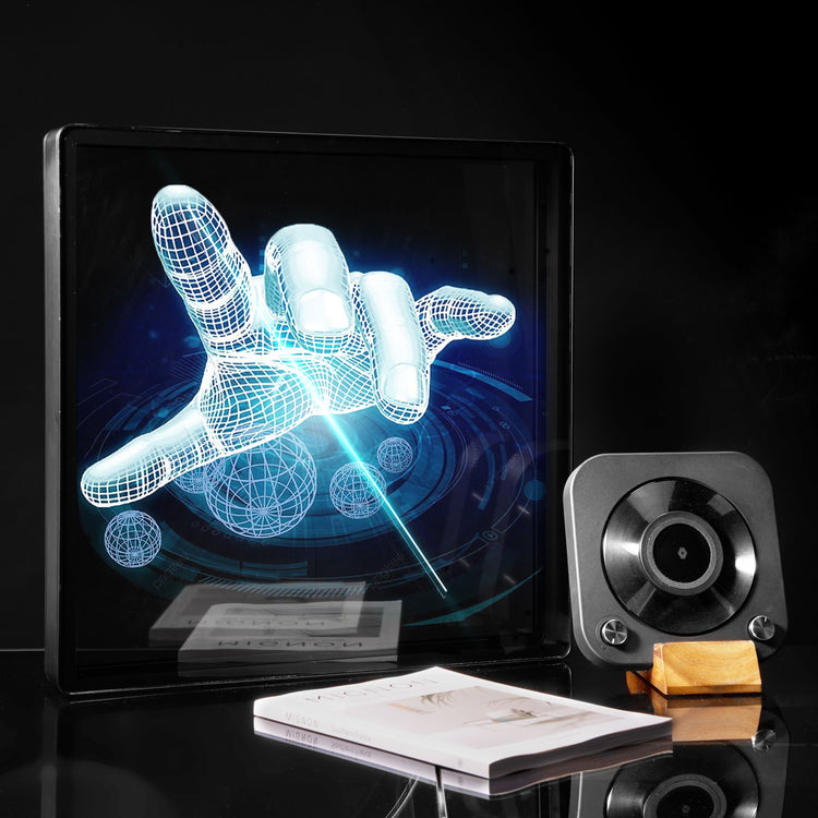 3D Holographic Video Projector with Metal Frame