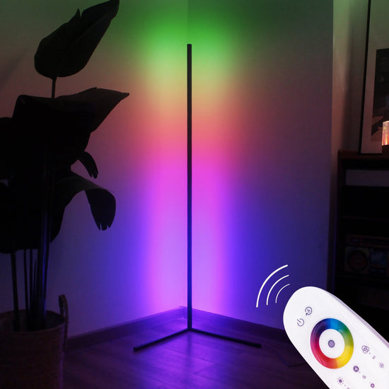 RGB corner lamp for bedroom room