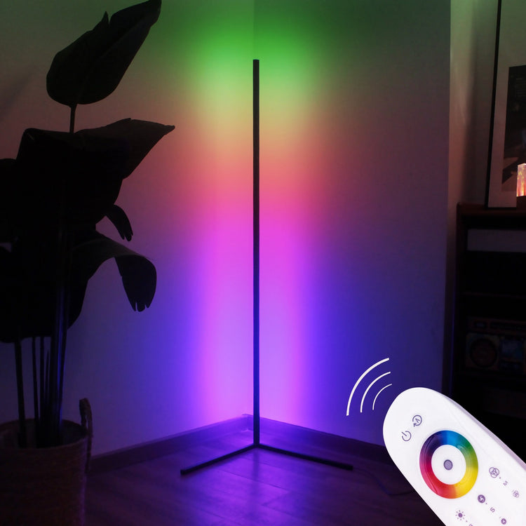Modern Mood Lighting Corner Lamp with Remote  Control