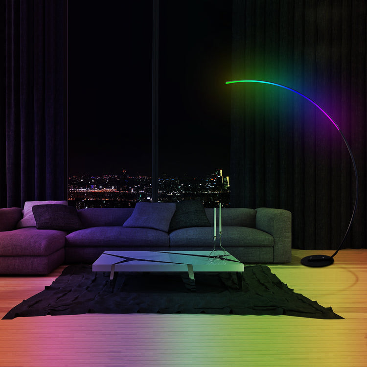 RGB Modern Curve Lamp, Mood Lighting