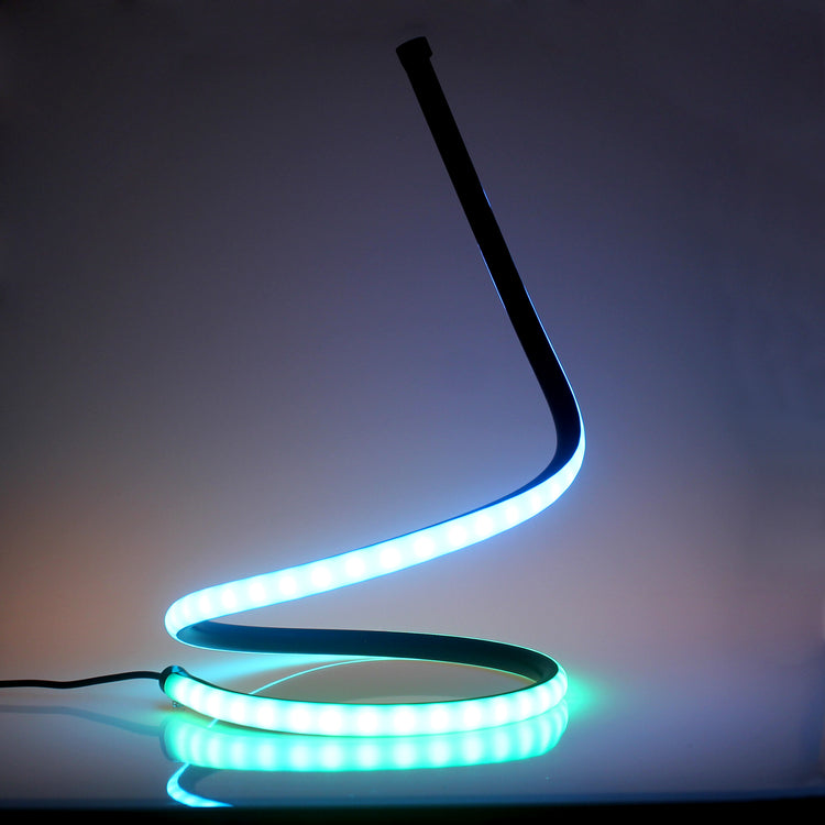RGB coil table lamp