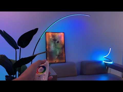 RGB Modern Curve Lamp
