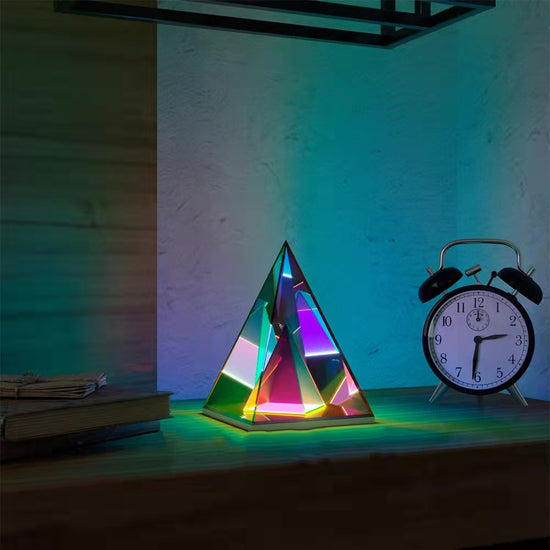 Acrylic 3D Art Pyramid Night lamp